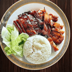 Best Three BBQ Rice Bento 三拼烧腊饭 in Sugar Land, TX